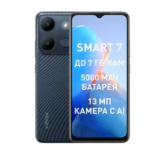 Infinix Смартфон Smart 7 4/64 ГБ, черный