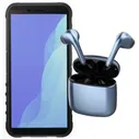 Комплект Смартфон Fplus Pro R570E ОС Аврора + наушники TWS Accesstyle Nimbus чёрный/синий, Смартфоны и гаджеты, Смартфоны, Смартфоны