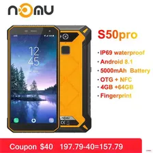 Смартфон Nomu S50 Pro IP69 IP68 водонепроницаемый ударопрочный телефон с экраном 5 72 дюйма