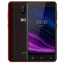 Смартфон BQ S-5016G Choice 5", IPS, 16Гб, 2Гб, 5Мп, 3G, Android 9, красное вино